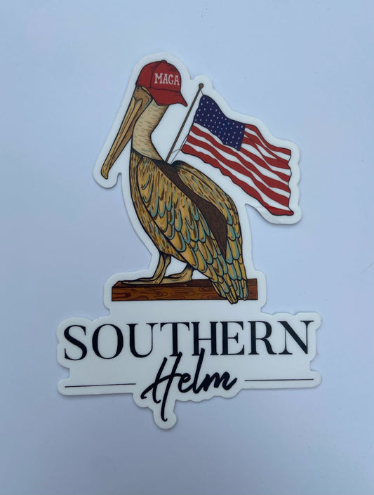 Don the Pelican Sticker